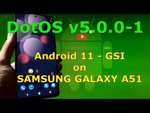 DotOS v5.0.0-1 Android 11 for Samsung Galaxy A51 - GSI ROM