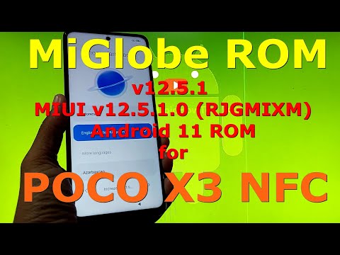 MiGlobe 12.5.1 ROM for Poco X3 NFC Android 11