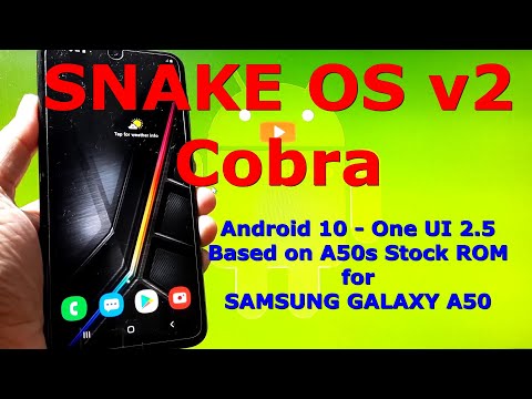 Snake OS v2 Cobra for Samsung Galaxy A50 Android 10 Custom ROM