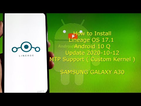 Lineage OS 17.1 for Samsung Galaxy A30 Android 10 Q - Update 2020-10-12
