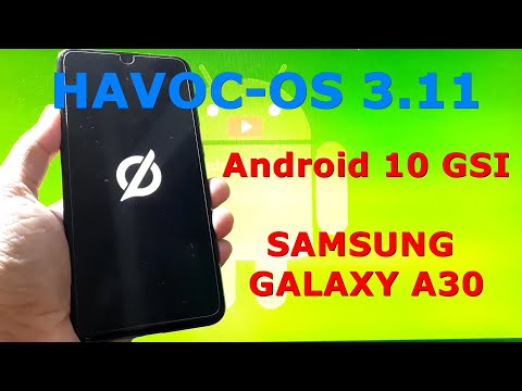 Havoc-OS v3.11 Android 10 for Samsung Galaxy A30