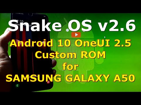 Snake OS v2.6 for Samsung Galaxy A50 Android 10 Custom ROM
