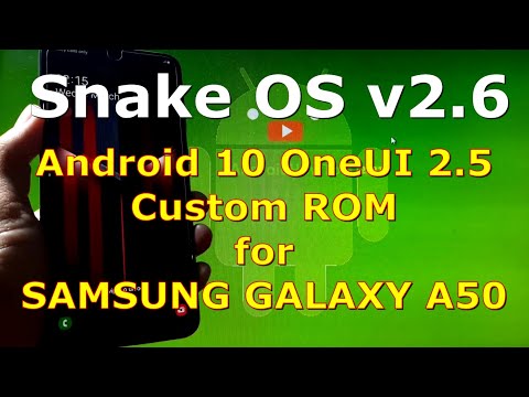 Snake OS v2.6 for Samsung Galaxy A50 Android 10 Custom ROM