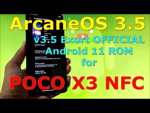 ArcaneOS 3.5 Exort OFFICIAL for Poco X3 NFC (Surya) Android 11 ROM