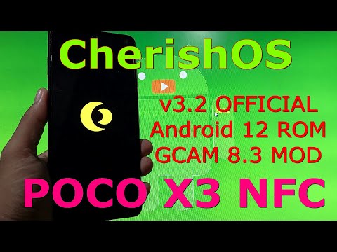 CherishOS v3.2 for Poco X3 NFC Android 12 ROM