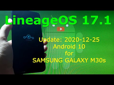 LineageOS 17.1 Android 10 for Samsung Galaxy M30s Update: 20201225