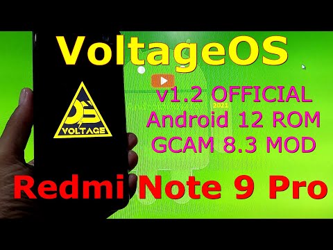 VoltageOS v1.2 for Redmi Note 9 Pro Android 12 ROM