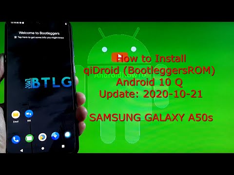 qiDroid (BootleggersROM) for Samsung Galaxy A50s Android 10 Q 2020-10-21