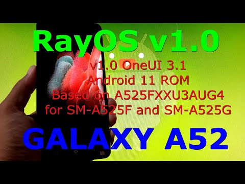 RayOS v1.0 Best Gaming ROM for Samsung Galaxy A52 SM-A525G/F