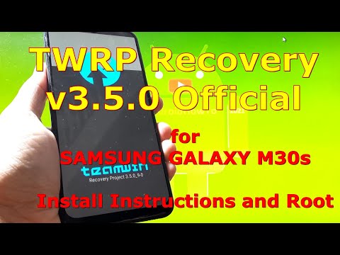 How to Flash TWRP 3.5.0 Official and Root Samsung Galaxy M30s