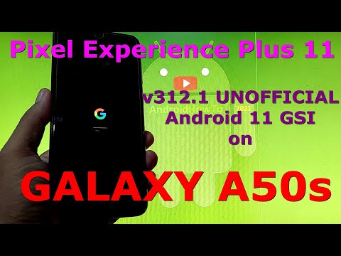 Pixel Experience Plus 11 v312.1 on Samsung Galaxy A50s GSI ROM