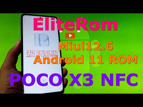 EliteRom Miui12.6 for Poco X3 NFC Android 11 ROM