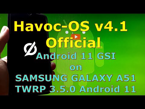 Havoc-OS v4.1 Official Android 11 for Samsung Galaxy A51 - Custom ROM