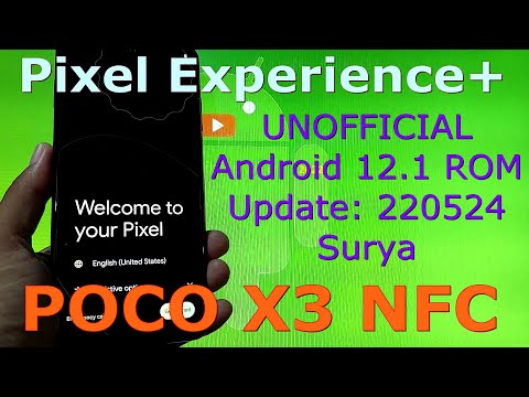 Pixel Experience PLUS for Poco X3 NFC Android 12.1 Update: 220524