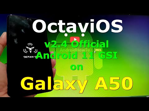 OctaviOS v2.4 Official on Samsung Galaxy A50 - Android 11 GSI