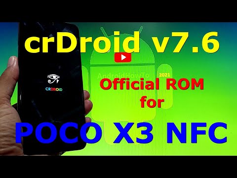crDroid v7.6 Official for Poco X3 NFC (Surya) Android 11