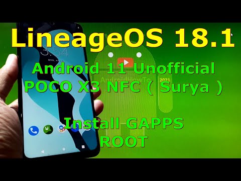 LineageOS 18.1 Unofficial for Poco X3 NFC (Surya) Android 11