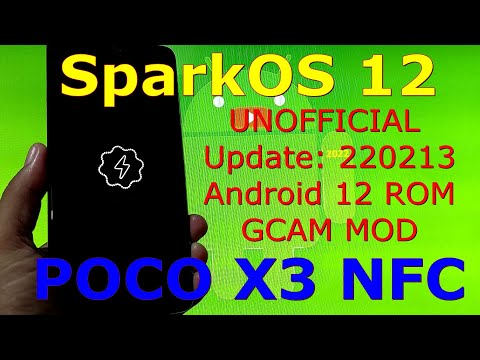 SparkOS UNOFFICIAL for Poco X3 NFC Update: 220213