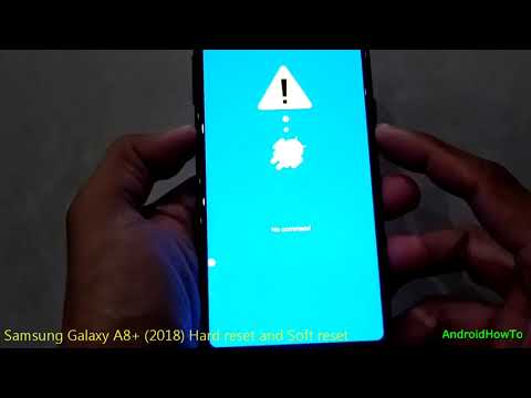 Samsung Galaxy A8+ 2018 Hard reset and Soft reset