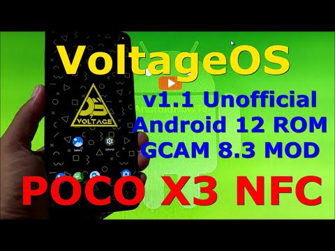 VoltageOS 1.1 Android 12 for Poco X3 NFC Updated: 20211118