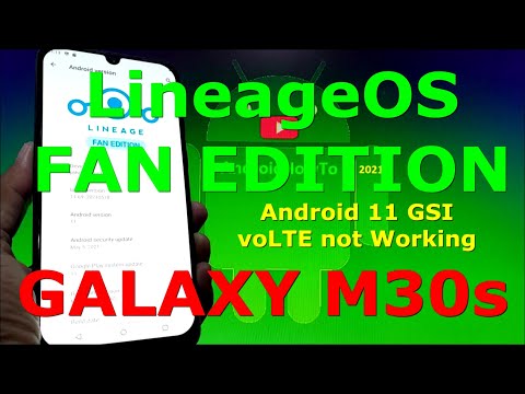 LineageOS FE Android 11 GSI on Samsung Galaxy M30s