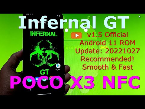 Gaming ROM: Infernal GT 1.5 Official for Poco X3 Android 11 Update: 20221027