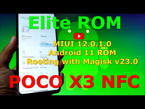 Elite Rom MIUI 12.0.1.0 Android 11 for Poco X3 NFC (Surya) Rooting
