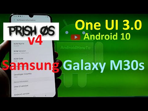 PRISH OS v4 One UI 3.0 ROM for Samsung Galaxy M30s Android 10