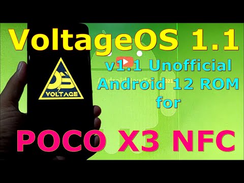 VoltageOS 1.1 Unofficial Android 12 for Poco X3 NFC (Surya)