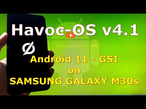 Havoc-OS v4.1 Android 11 for Samsung Galaxy M30s - Custom ROM