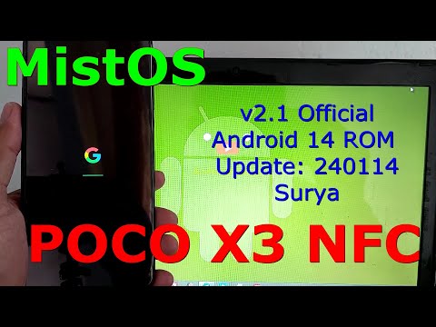 MistOS 2.1 Official for Poco X3 Android 14 ROM Update: 240114