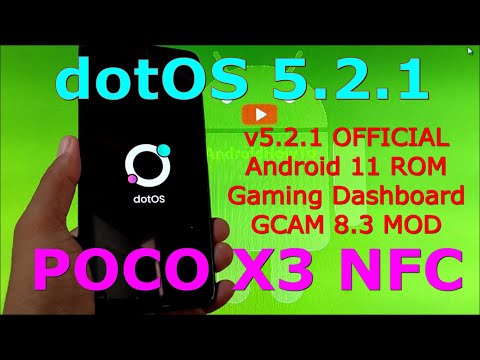 DotOS v5.2.1 for Poco X3 NFC (Surya) Android 11 ROM