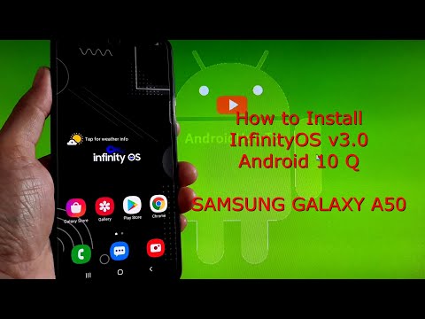 InfinityOS v3.0 OneUI 2.5 for Samsung Galaxy A50 Android 10 Q
