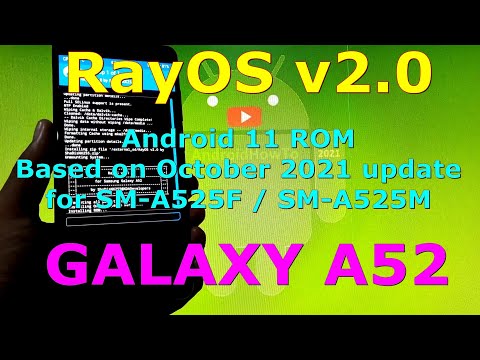 RayOS v2.0 for Samsung Galaxy A52 SM-A525F/M Android 11 ROM