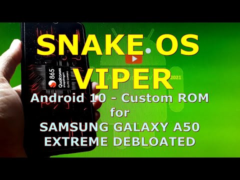 Snake OS Viper for Samsung Galaxy A50 Android 10 Gaming ROM