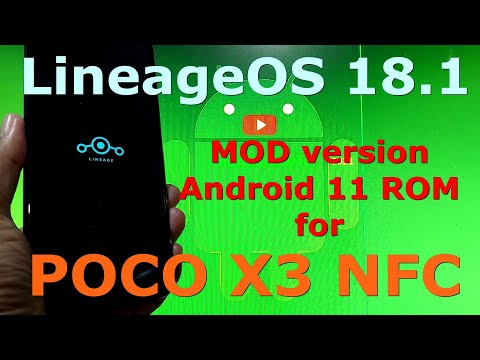 LineageOS 18.1 MOD for Poco X3 NFC (Surya) Android 11