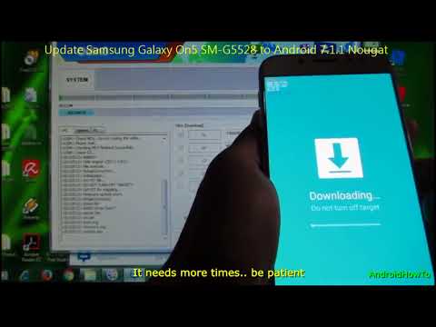 Update Samsung Galaxy On5 SM-G5528 to Android 7.1.1 Nougat