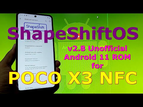 ShapeShiftOS 2.8 Unofficial for Poco X3 NFC (Surya) Android 11