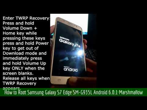 How to Root Samsung Galaxy S7 Edge SM-G935L Android 6.0.1 Marshmallow