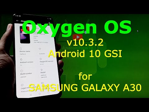 Oxygen OS Android 10 for Samsung Galaxy A30 - 20200515