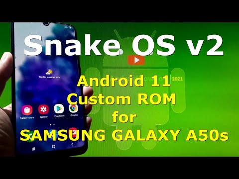 Snake OS v2 Custom ROM for Samsung Galaxy A50s Android 11 One UI 3.1
