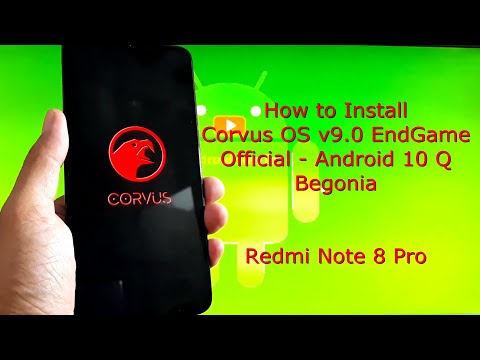 Corvus OS v9.0 EndGame Official for Redmi Note 8 Pro Begonia Android 10 Q
