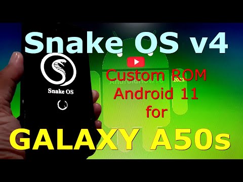 Snake OS v4 Custom ROM for Samsung Galaxy A50s Android 11 One UI 3.1