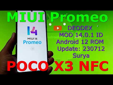 MIUI Promeo MOD 14.0.1-ID for Poco X3 Android 12 ROM Update: 230712