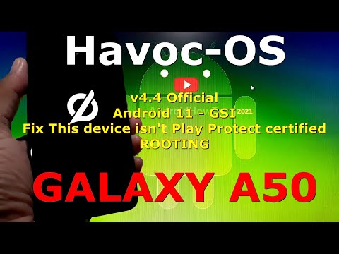 Havoc-OS v4.4 Official for Samsung Galaxy A50 - Android 11 GSI