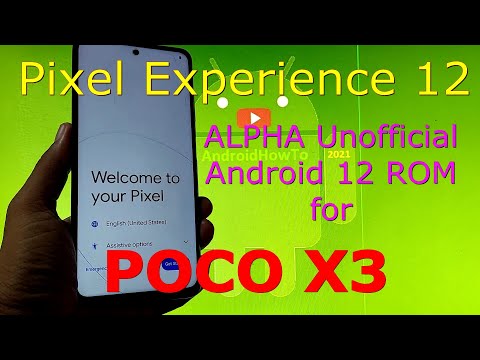Pixel Experience ALPHA Android 12 for Poco X3 NFC (Surya)