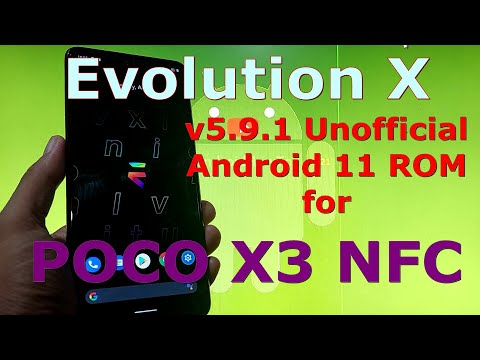 Evolution X v5.9.1 for Poco X3 NFC (Surya) Android 11