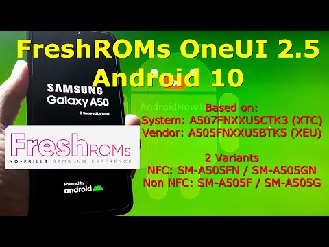 FreshROMs One UI 2.5 Android 10 for Samsung Galaxy A50