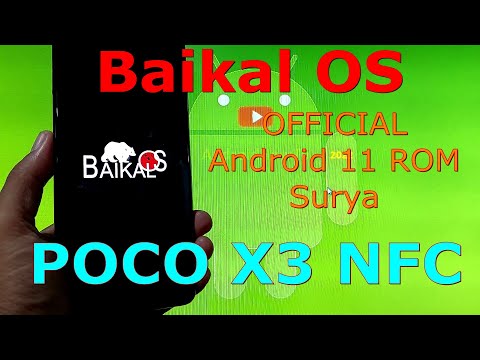 Baikal OS OFFICIAL for Poco X3 NFC Android 11 Update: 220215