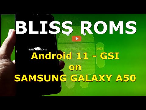 BlissRoms v14.0 Android 11 for Samsung Galaxy A50 - GSI